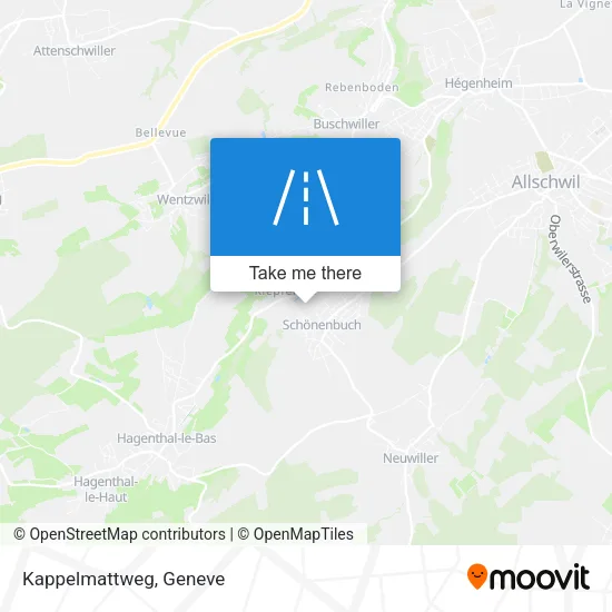 Kappelmattweg map