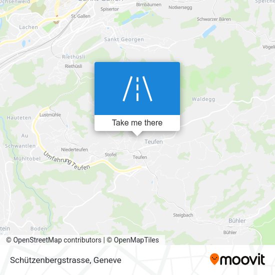 Schützenbergstrasse map