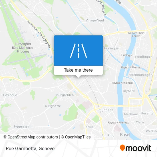 Rue Gambetta map
