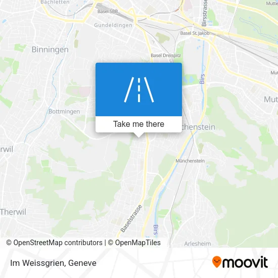 Im Weissgrien map