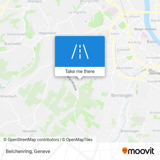 Belchenring map