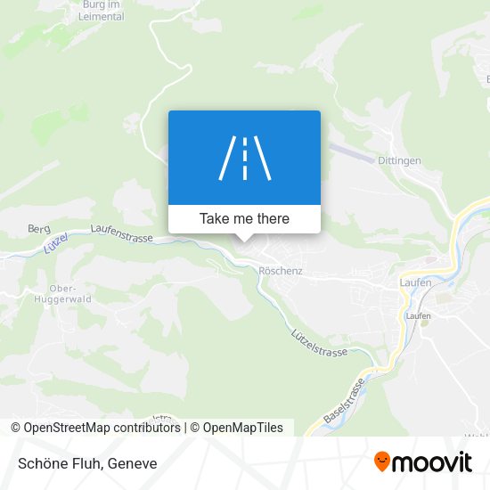 Schöne Fluh map