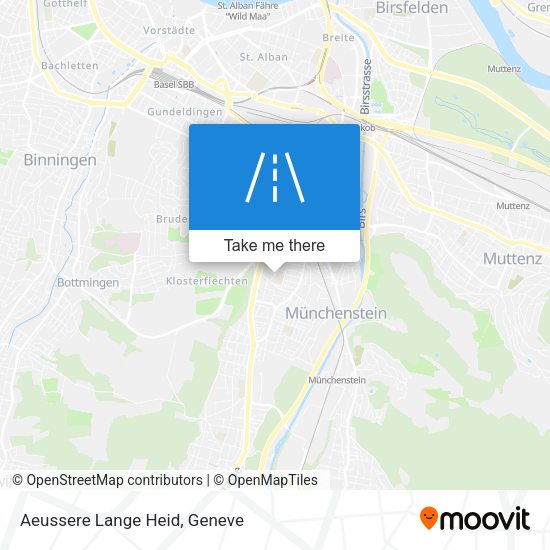 Aeussere Lange Heid map
