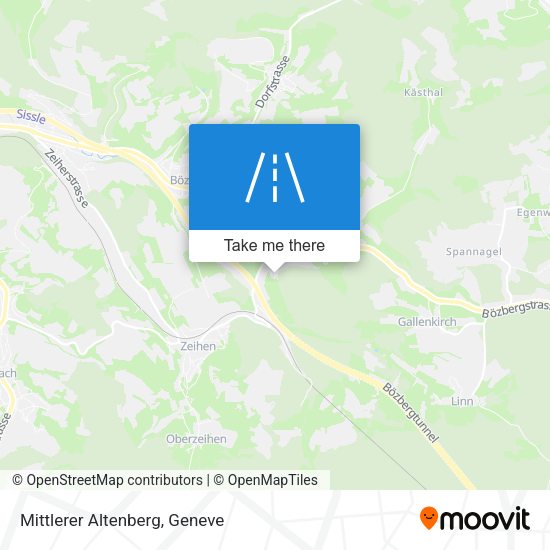 Mittlerer Altenberg map