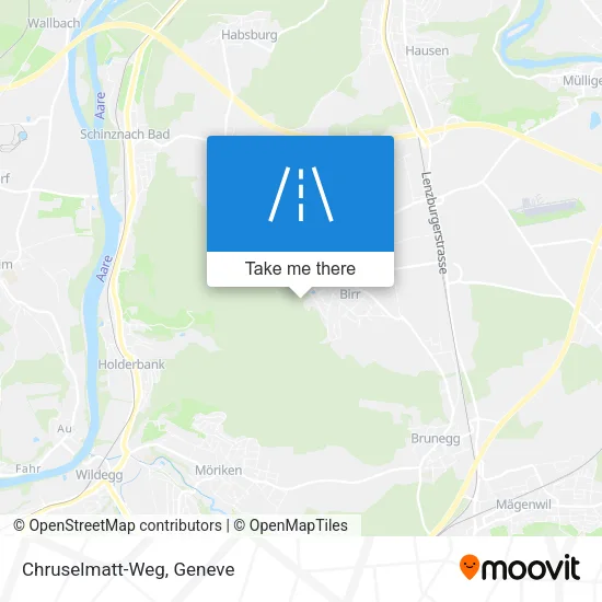 Chruselmatt-Weg map