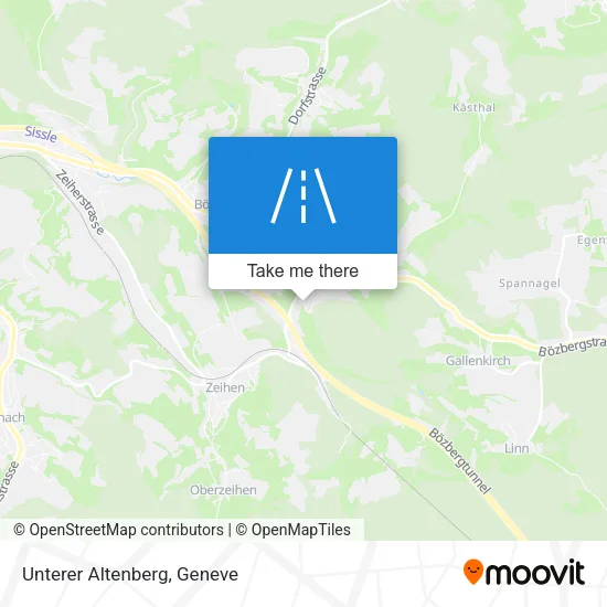 Unterer Altenberg map
