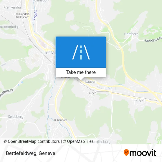 Bettlefeldweg map
