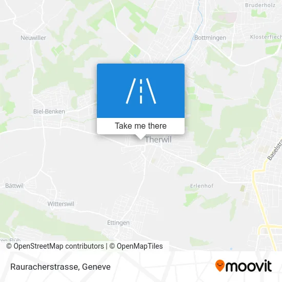 Rauracherstrasse map