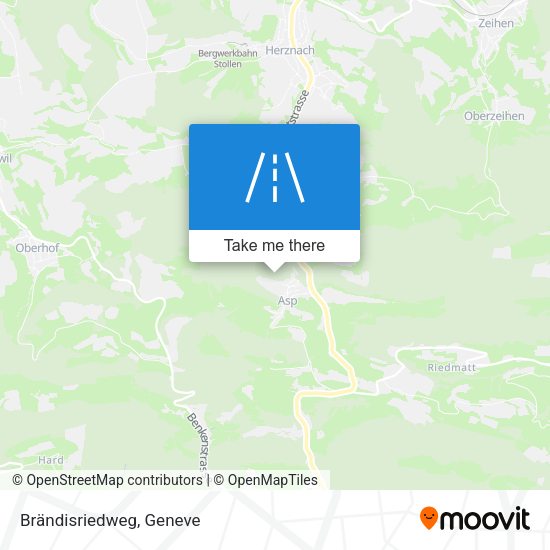 Brändisriedweg map