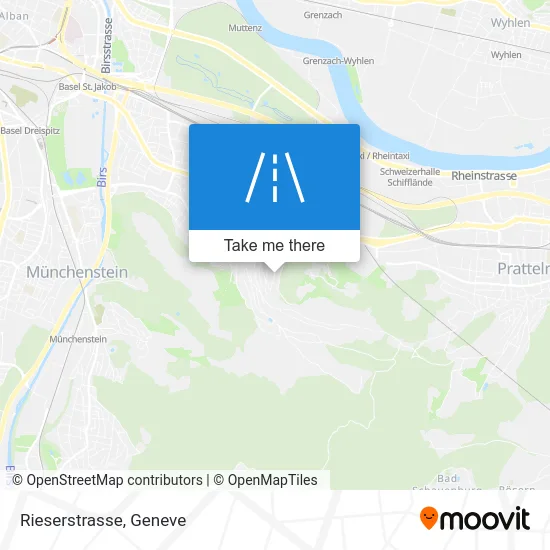 Rieserstrasse map
