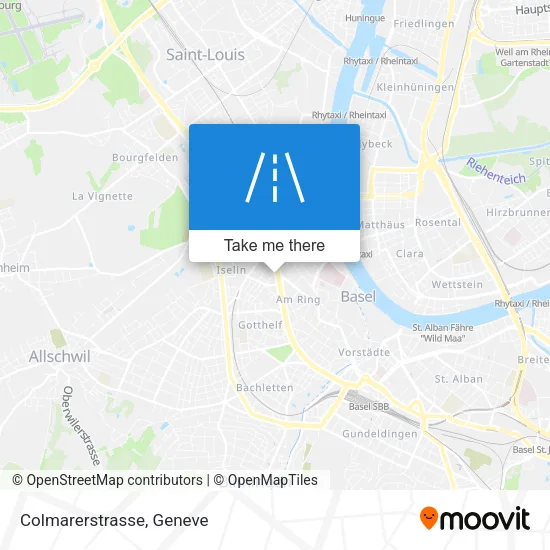 Colmarerstrasse map