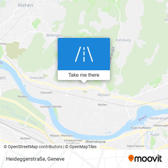 Heideggerstraße map