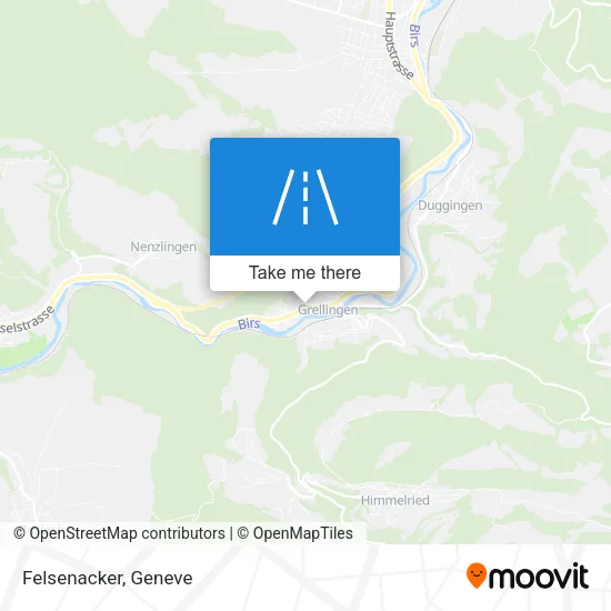 Felsenacker map