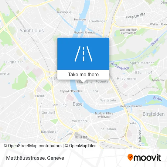 Matthäusstrasse map