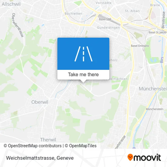 Weichselmattstrasse map