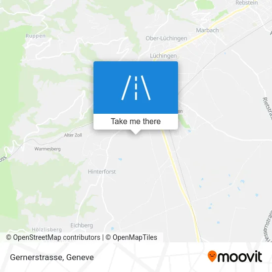 Gernerstrasse map
