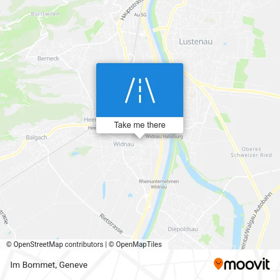 Im Bommet map