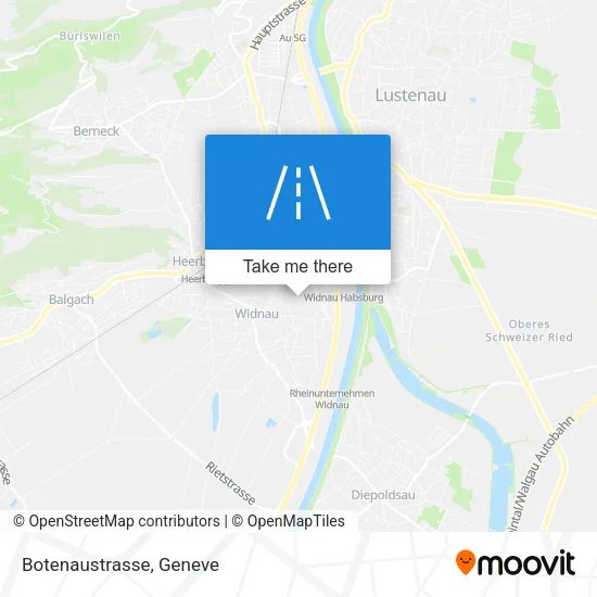 Botenaustrasse map
