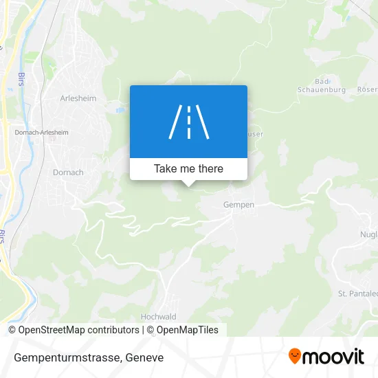 Gempenturmstrasse map