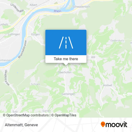 Altenmatt map