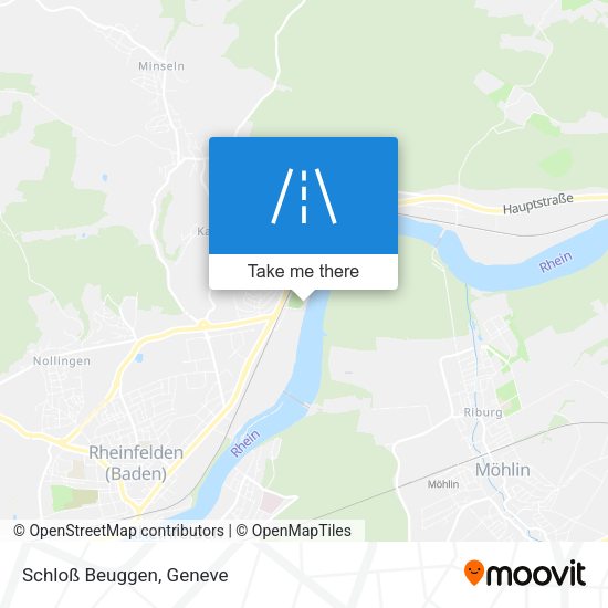 Schloß Beuggen map