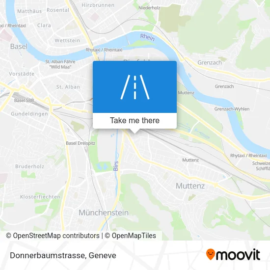 Donnerbaumstrasse map