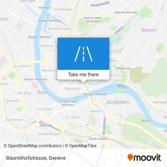 Bäumlihofstrasse map