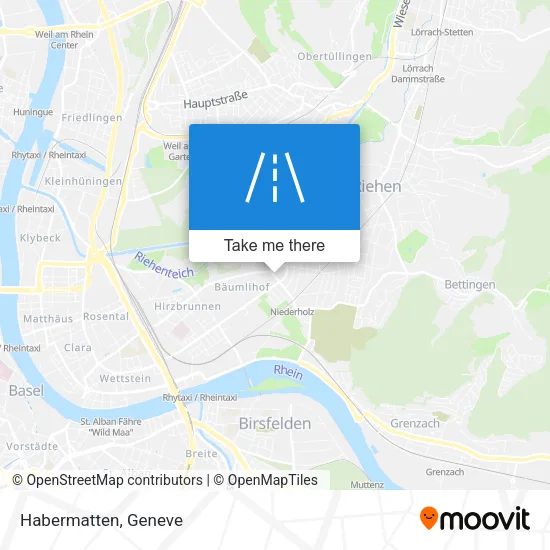 Habermatten map