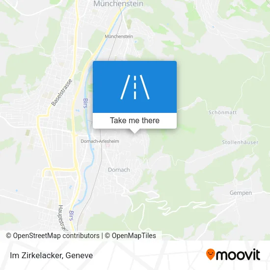 Im Zirkelacker map