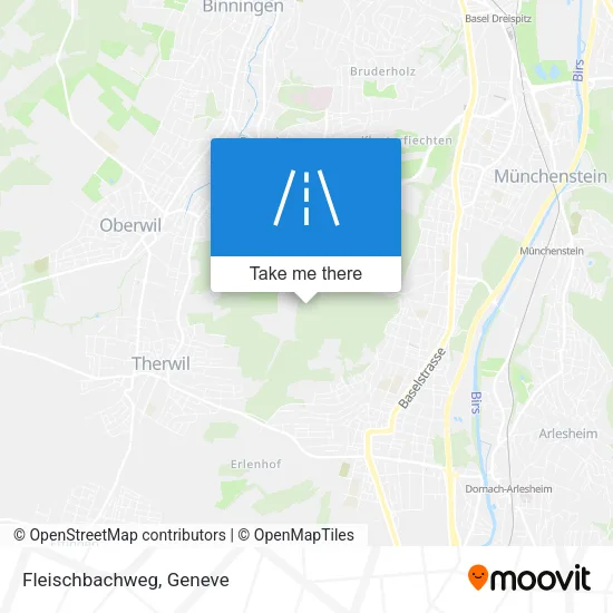 Fleischbachweg map