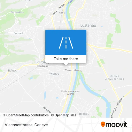 Viscosestrasse map