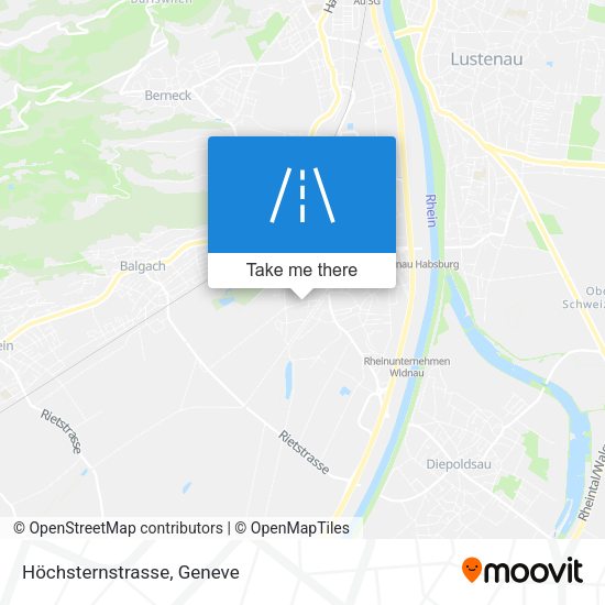 Höchsternstrasse map