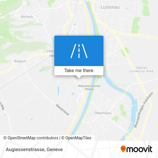 Augiessenstrasse map