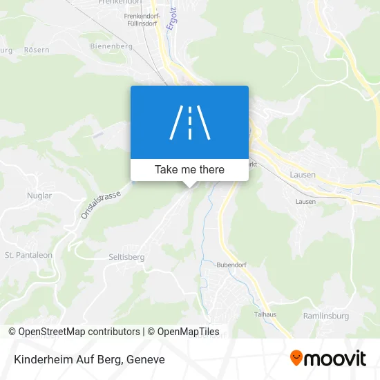 Kinderheim Auf Berg map