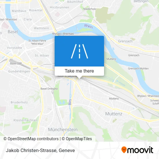 Jakob Christen-Strasse plan