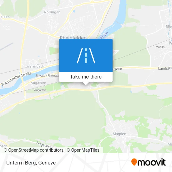 Unterm Berg map