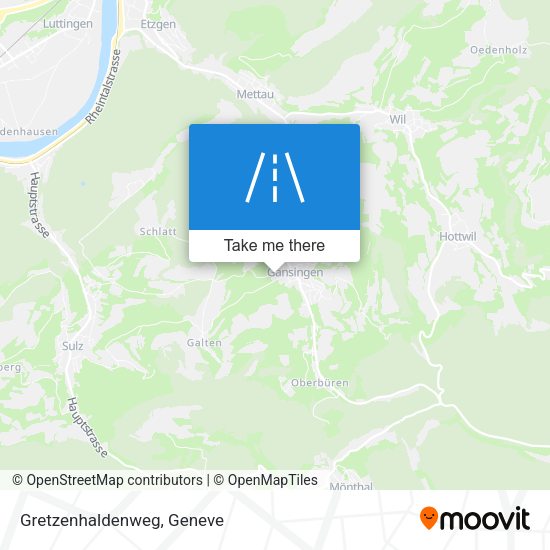 Gretzenhaldenweg map