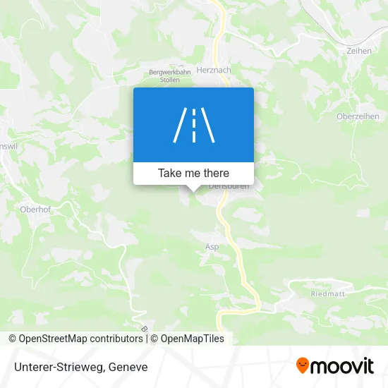 Unterer-Strieweg map