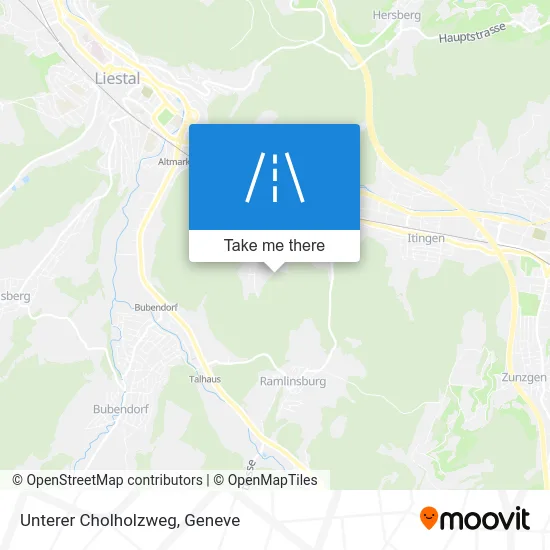 Unterer Cholholzweg map