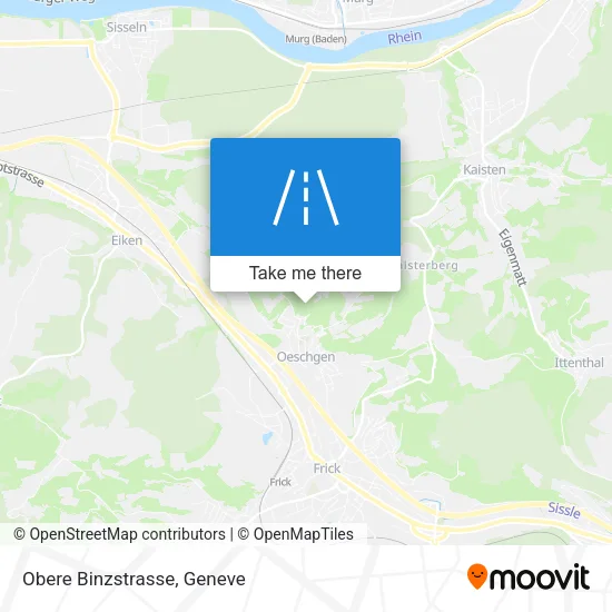 Obere Binzstrasse map