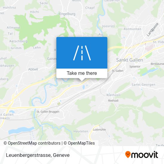 Leuenbergerstrasse map