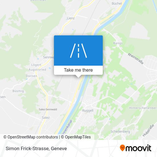 Simon Frick-Strasse map