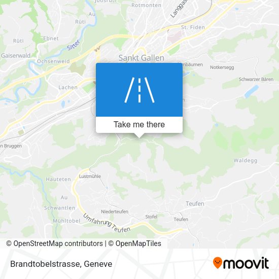 Brandtobelstrasse map