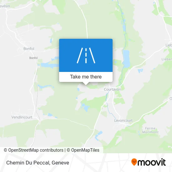 Chemin Du Peccal map