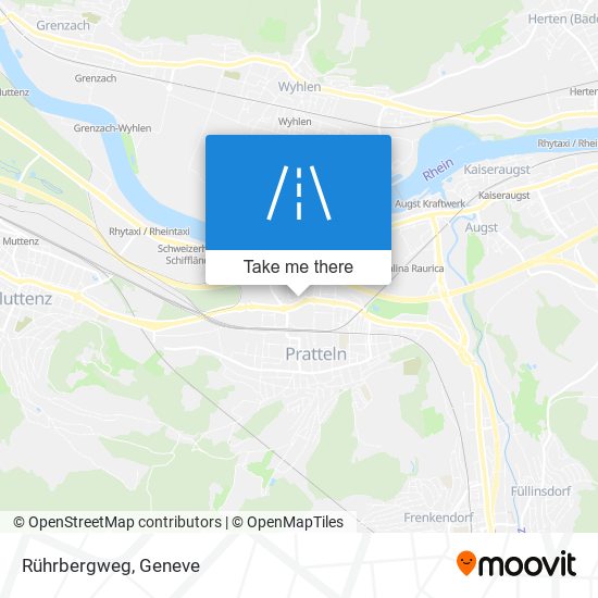Rührbergweg map