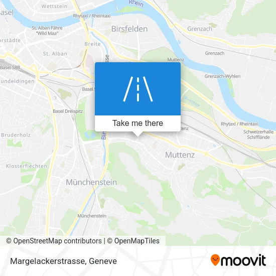 Margelackerstrasse map