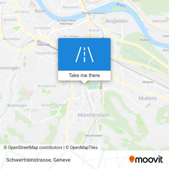 Schwertrainstrasse map