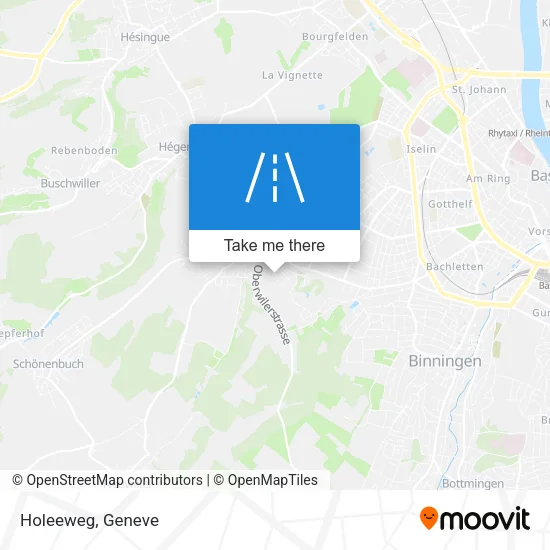 Holeeweg map