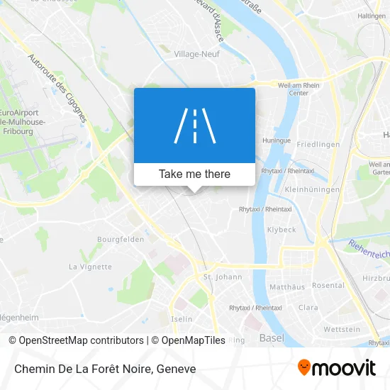 Chemin De La Forêt Noire map