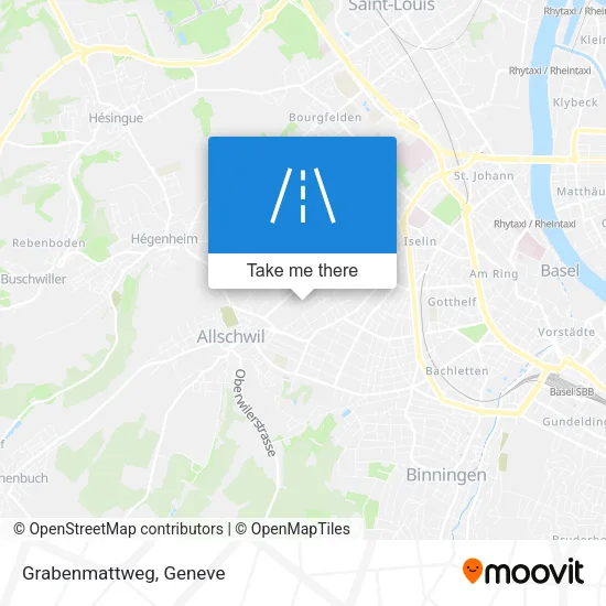 Grabenmattweg map